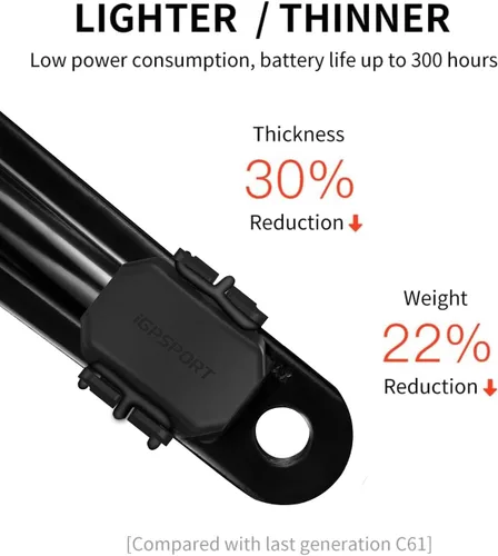 Vista 3 de iGPSPORT Speed or Cadence Sensor, Bluetooth ANT+ Wireless Waterproof Cycling Sensor, Compatible with Bike Computer Stationary Bike