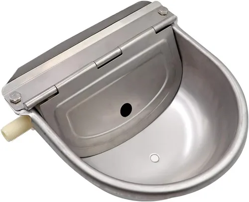 Vista 6 de Comedero de agua para ganado Cuenco automático de acero inoxidable