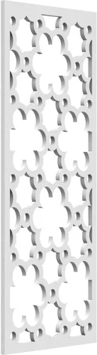 Vista 40 de 9 3/8"W x 24 3/8"H x 1/4"T Southgate Decorativos Paneles De Pared De Madera Calado, Abedul