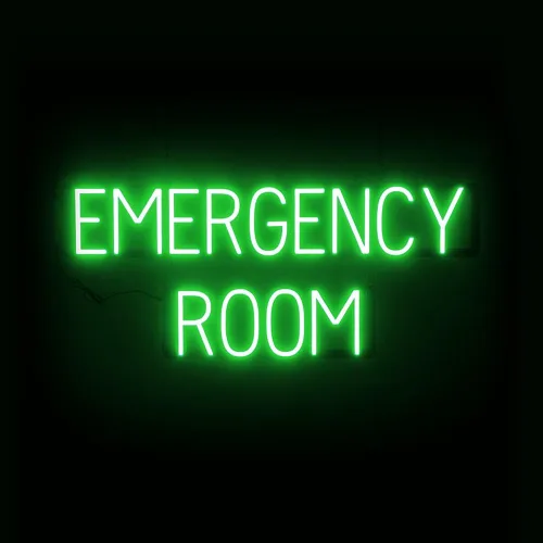 Vista 20 de SpellBrite LED Neon ER Sign for Business - Blue, 9" x 6" Azul