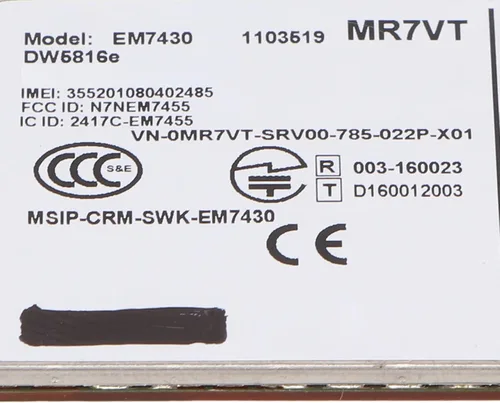 Vista 9 de Tarjeta de red 4G LTE, UMTS HSDPA HSPA+ LTE Módulo de red de computadora M.2 Interfaz, 300Mbps Plug and Play, para 7280 7285 7290 7389 7390 7480