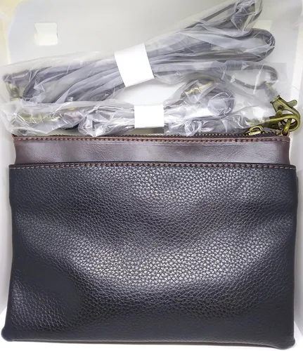Vista 4 de Chala Mini bolso cruzado para teléfono con 2 correas ajustables, Azul