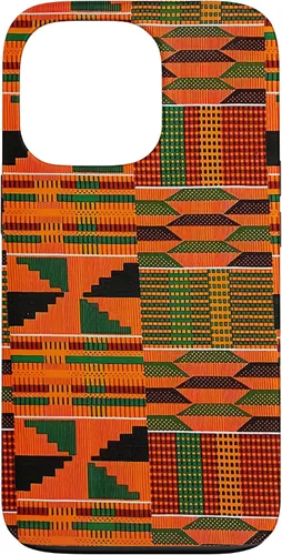 Vista 10 de Kente - Carcasa para iPhone 17, diseño étnico de Ghana, diseño africano