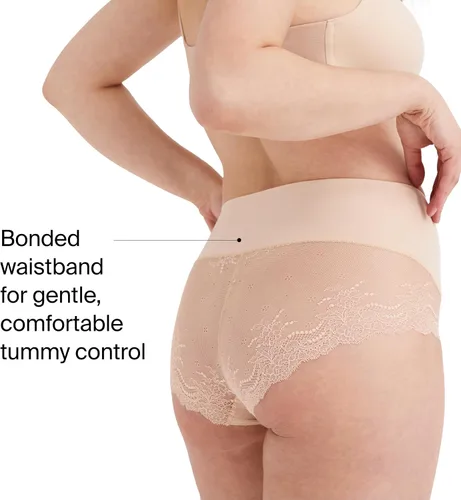 Vista 3 de SPANX Undie tectable, bragas hipster de corte alto con encaje, para mujer