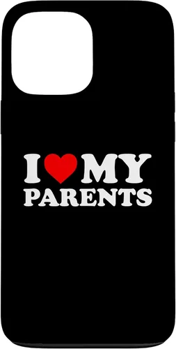 Vista 24 de I Love My Parents - Red Heart Case for iPhone 16
