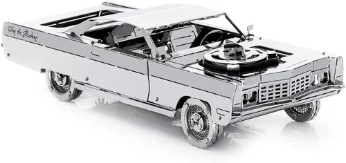 Vista 5 de Kit de modelo de coche – Kit de modelo 3D Royal Voyager – Modelo de coche retro de cuerda móvil Rompecabezas 3D para adultos – Kit de bricolaje