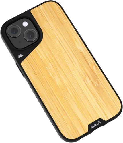 Vista 10 de Mous - Funda para iPhone 15 compatible con MagSafe Limitless 5.0, cuero negro, funda protectora para iPhone 15, funda para teléfono a prueba