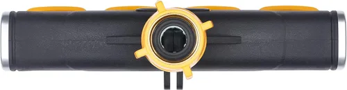 Vista 4 de Melnor 65135AMZ Paquete de conector de válvula de flujo con palanca de 4 vías, Amarillo, Negro