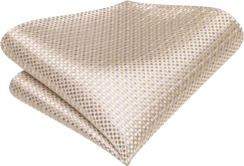 Vista 148 de Hi-Tie Corbata clásica de cachemira para hombre con pañuelo y gemelos a cuadros