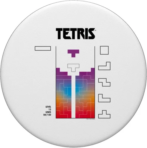 Vista 3 de Tetris Color Fade Game Art PopSockets intercambiables PopGrip