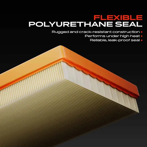 Vista 5 de Filtro de aire de motor A-Premium compatible con Smart Model Para Fortwo 2008-2015, L3 1.3L, panel flexible, reemplaza a A0010940301