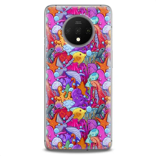 Vista 4 de Funda de repuesto de TPU para OnePlus 10 9 Pro 8T 7T 6T N10 200 5G 5T 7 Pro Nord 2 silicona Alien Trippy Slim Fit Linda ligera Crazy Teen Cool Clear