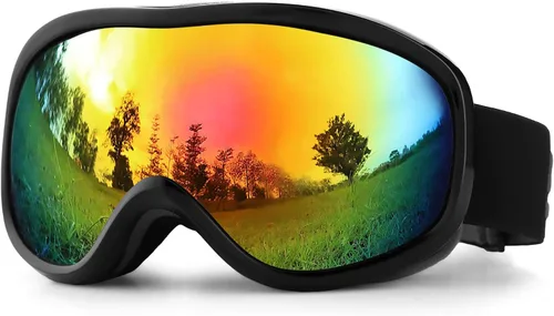 Vista 20 de SPOSUNE Gafas de Esquí Sobre Gafas con Lente Doble, Gafas de Nieve Anti-empañamiento Anti-UV para Hombres Mujeres Jóvenes Esquí Moto de Nieve