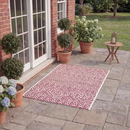 Vista 57 de SAFAVIEH Alfombra lavable al aire libre, colección Courtyard - 2'3" x 5', gris y negro, no desprende pelusa y fácil limpieza, ideal para patio