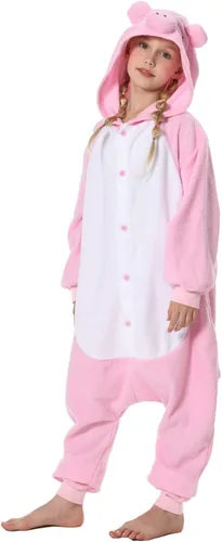 Vista 4 de GONAAP Unisex Animal Onesie Pajamas Kids One Piece Cosplay Outfits Costumes For Girls Costumes