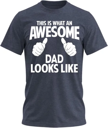 Vista 19 de Awesome Uncle Looks Like - Camiseta divertida para hombre Negro