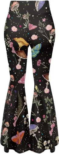 Vista 3 de Ystardream Pantalones de yoga acampanados para mujer, casuales, para uso diario, tallas S-2XL