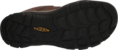 Vista 4 de KEEN Newport - Zapatos de senderismo duraderos y transpirables de baja altura para hombre, Verde Oliva OscuroAustern