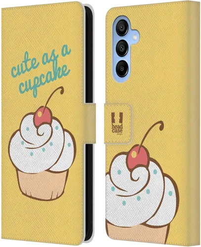Vista 86 de Head Case Designs Assortment Cupcakes Happiness Leather Wallet Case Compatible with Samsung Galaxy A07 4G Surtido