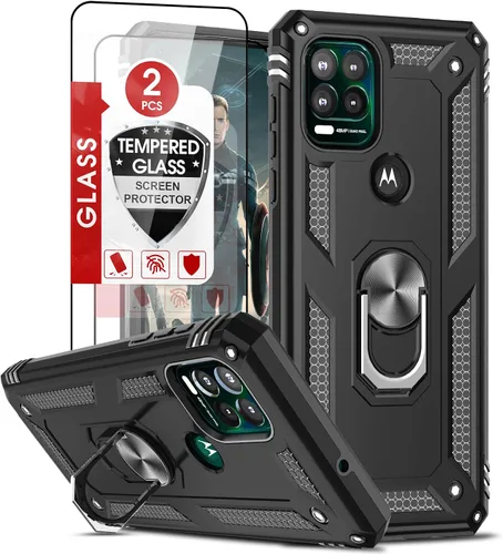 Vista 113 de LeYi Funda para Moto G Stylus 2022 4G (no compatible con 5G), funda para Moto G Stylus con 2 protectores de pantalla, funda protectora de grado Oro