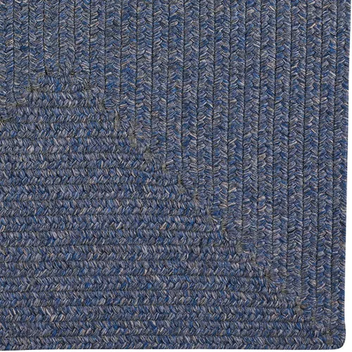 Vista 2 de Candor Blue - Alfombra trenzada de canasta de 0 pies y 12 pulgadas