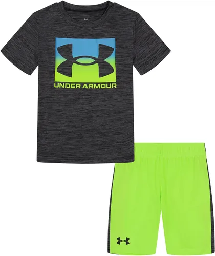 Vista 150 de Under Armour baby-girls Ua Terrazzo Leopard Heart SetShort Set