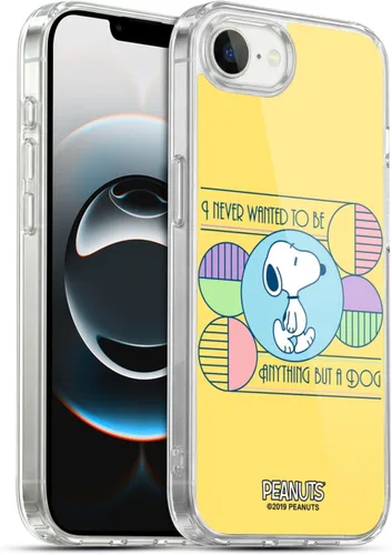 Vista 154 de Head Case Designs Snoopy Deco Dreams - Funda de gel suave con licencia oficial de Peanuts Blue Pattern compatible con Apple iPhone 7 Plus/iPhone 8