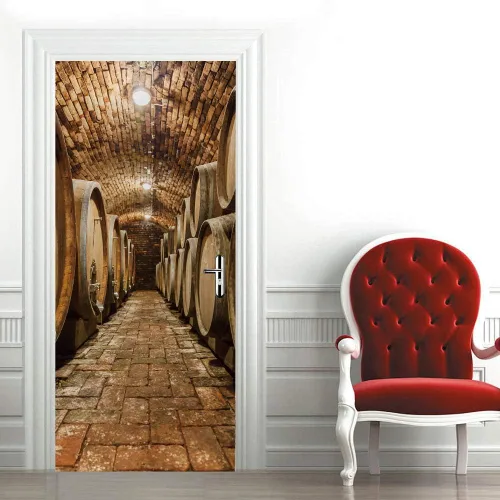 Vista 137 de Calcomanías 3D para puerta, murales para despegar y pegar, papel tapiz de caballo, calcomanías autoadhesivas extraíbles de PVC, impermeable, póster