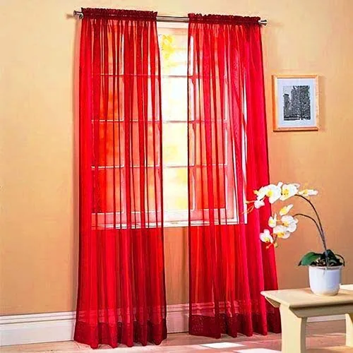 Vista 19 de Sapphire Home Cortinas traslúcidas negras de 63 pulgadas de largo, juego de 2 paneles de cortinas traslúcidas, filtrantes de luz, cortinas Negro