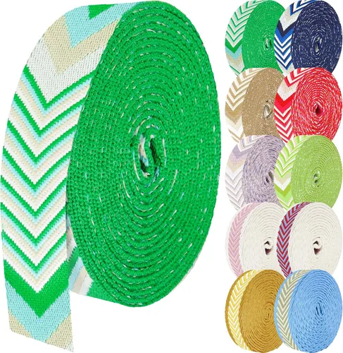 Vista 54 de 1.5 pulgadas Correa de nailon con patrón, correas de cinturón de nailon, correas para bolso, correas para mochila, cinturón de nailon