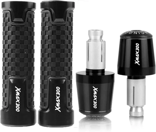 Vista 6 de Motorcycle for Y&AMAHA XMAX300 All Years Xmax 300 2017 2018 2019 2020 2021 Motorcycle 7/8'' 22mm Hand Handle Grips Handlebar Grip Ends Plug
