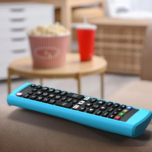 Vista 3 de Funda para control remoto LG TV, cubierta de batería compatible con control remoto LG para Smart TV serie AKB universal TV, cubierta para control