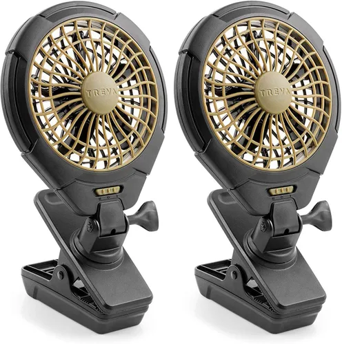 Vista 9 de O2COOL Ventilador portátil con baterías de 5 pulgadas
