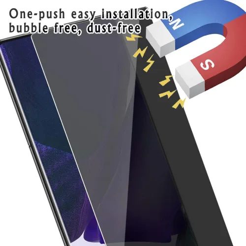 Vista 6 de Protector de pantalla de privacidad, compatible con HUAWEI WATCH Protector de película antiespía [vidrio templado]