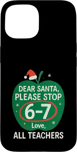 Vista 6 de 67 Christmas Funny Dear Santa Six Seven 6-7 Parents Case for iPhone XR