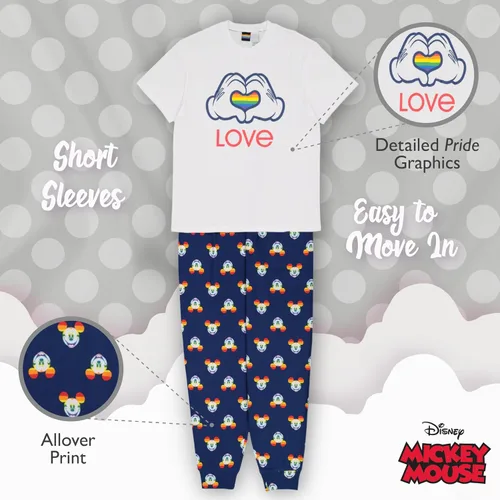 Vista 4 de Disney Women's 2-piece Pajama Set, Matching Family Holiday Pajamas, Soft & Comfortable