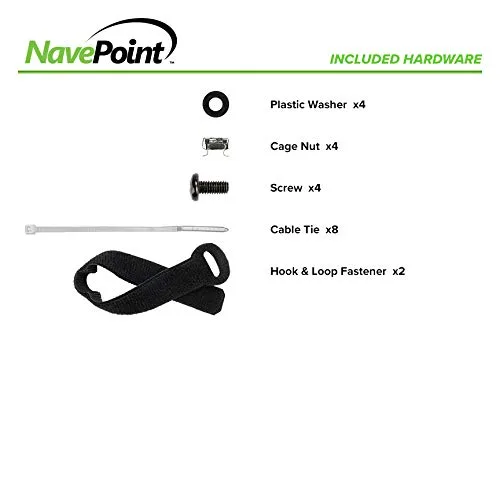Vista 5 de NavePoint Panel de conexiones CAT6 de 48 puertos, 2U, negro