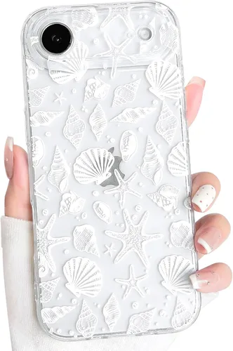 Vista 92 de NITITOP Funda para iPhone 13 Clear Sea Animal - Pez negro Pescado Negro