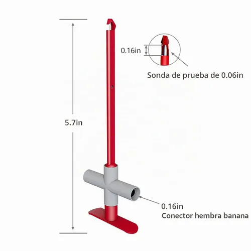 Vista 3 de Punción sonda 2 unids P5010 Clip de prueba de perforación de alambre Kit