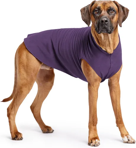 Vista 110 de Abrigo elástico de lana para perro, ropa suave y cálida para perro, suéter elástico para mascotas, lavable en lavadora, ecológico, para todo el año