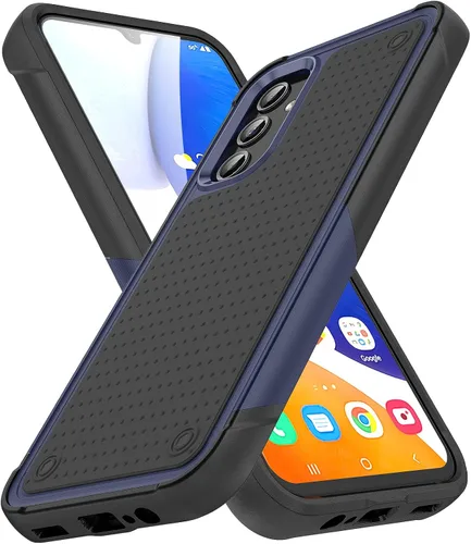 Vista 12 de Funda diseñada para Samsung Galaxy A14 5G, regalo 2 en 1, protección contra caídas de grado militar, resistente a prueba de golpes, para Galaxy A14