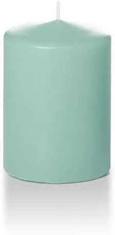 Vista 29 de yummi Caja de 12 velas redondas blancas de 3" x 4