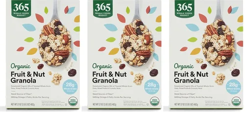 Vista 14 de 365 by Whole Foods Market, Granola orgánica de almendras y vainilla francesa, 17 onzas