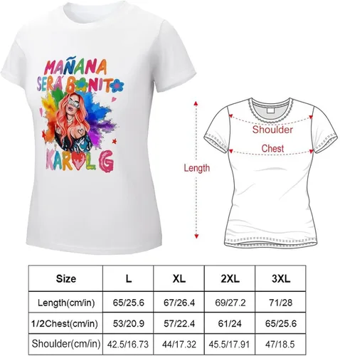Vista 7 de Camisetas de manga corta para mujer, camiseta casual de verano