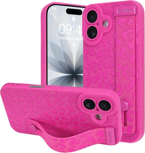 Vista 77 de OOK - Funda compatible con iPhone 11 en color vino rojo con estampado de leopardo, de TPU a prueba de golpes, cubierta delgada de silicona