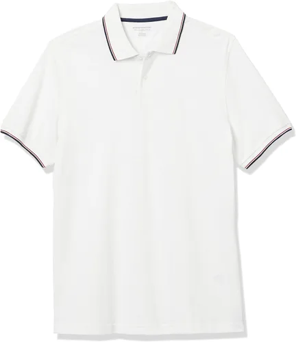 Vista 13 de Amazon Essentials Camiseta polo para hombre de manga corta y ajuste ajustado de algodón piqué Naranja Albaricoque