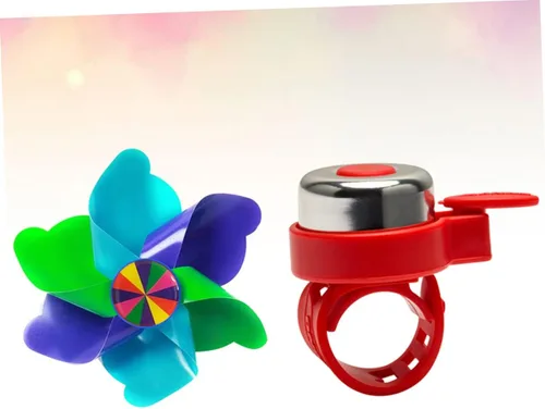 Vista 6 de 1 juego de molino de viento, accesorios de scooter para accesorios de bicicleta, manillar, campana de bicicleta para campana de bicicleta