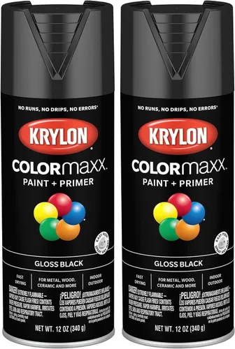 Vista 32 de Krylon K05554007 COLORmaxx Pintura en aerosol y base para uso en interiores y exteriores, color almendra satinada, 12 onzas (paquete de 1)