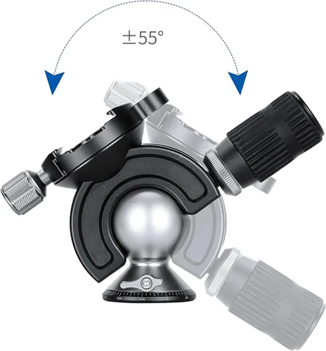 Vista 3 de Leofoto Cabezal de bola MH-35 de 1.378 in, con control de manillar, compatible con arca, ideal para tiro al blanco
