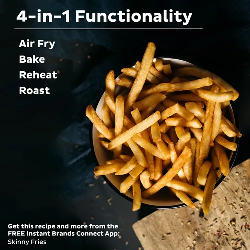 Vista 3 de Instant Pot Vortex 2 cuartos Mini Freidora de Aire, Pequeña Freidora de Aire que Cruje, Recalienta, Hornea, Asa para Comidas Rápidas y Fáciles